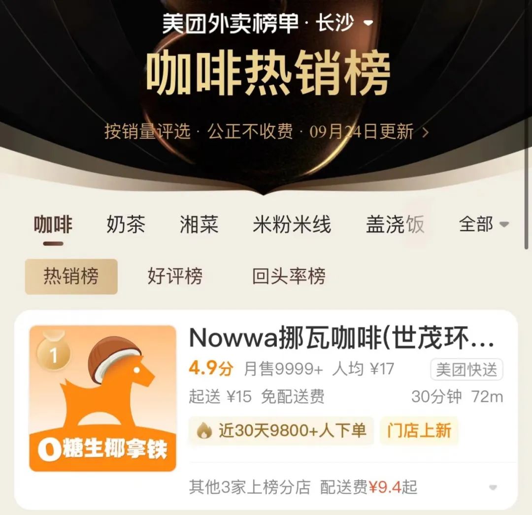 外卖月销9999+，这个咖啡品牌凭什么逆势高速增长？