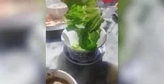  168元火锅套餐杯装生菜只有1片叶子，商家回应